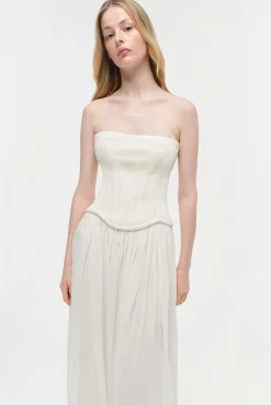 Women Simkhai Adalys Strapless Jersey Dress