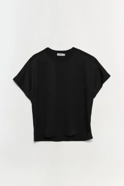 Women Simkhai Addy Satin T-Shirt