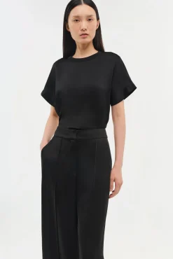 Women Simkhai Addy Satin T-Shirt