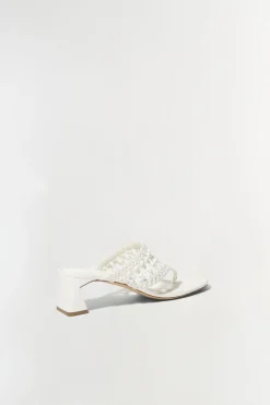 Simkhai Alia Woven Block Heel Sandal