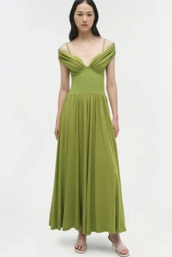 Women Simkhai Amarantha Jersey Midi Dress