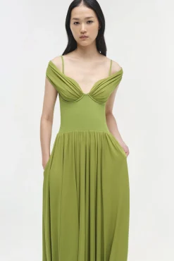 Women Simkhai Amarantha Jersey Midi Dress