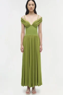 Women Simkhai Amarantha Jersey Midi Dress
