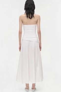 Women Simkhai Arie Strapless Cotton Midi Dress