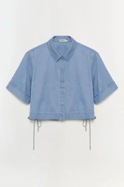 Women Simkhai Bishop Cotton Top