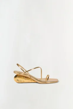 Simkhai Bridget Shell Wedge Sandal