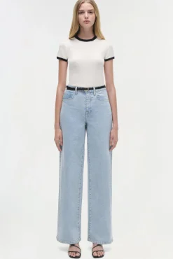Women Simkhai Carmen Cotton Silk Top