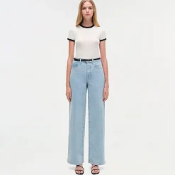 Women Simkhai Carmen Cotton Silk Top