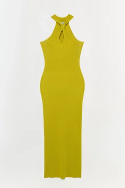 Women Simkhai Celaena Rib Knit Midi Dress