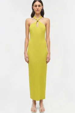 Women Simkhai Celaena Rib Knit Midi Dress