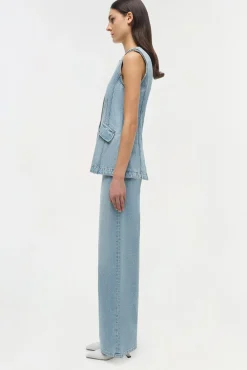 Women Simkhai Charley Denim Top