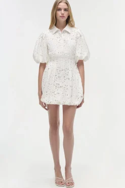 Women Simkhai Cleo Embroidered Mini Dress