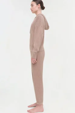 Women Simkhai Cotton Cashmere Cable Hoodie
