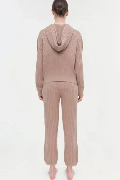 Women Simkhai Cotton Cashmere Cable Hoodie