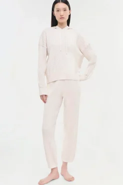 Women Simkhai Cotton Cashmere Cable Hoodie