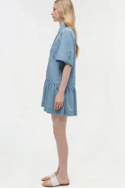 Women Simkhai Cris Chambray Mini Dress