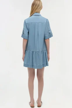 Women Simkhai Cris Chambray Mini Dress