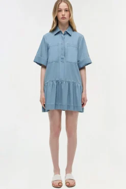 Women Simkhai Cris Chambray Mini Dress