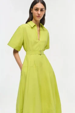 Women Simkhai Deanna Cotton Midi Dress
