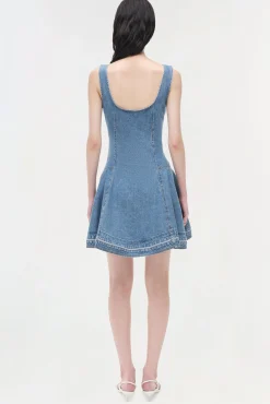 Women Simkhai Eleodra Denim Mini Dress