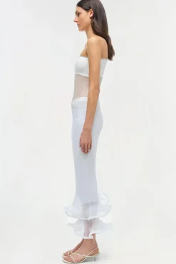 Women Simkhai Emberly Strapless Plisse Top