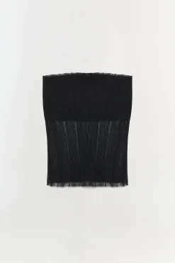 Women Simkhai Emberly Strapless Plisse Top