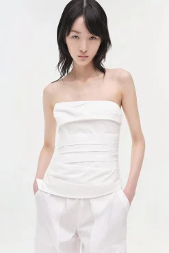 Women Simkhai Emerson Cotton Bustier Top