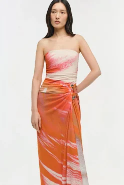 Women Simkhai Emma Strapless Jersey Gown