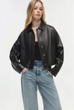 Women Simkhai Everli Leather Jacket