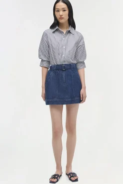 Women Simkhai Harlowe Denim Mini Dress