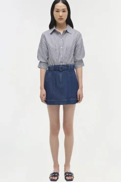 Women Simkhai Harlowe Denim Mini Dress