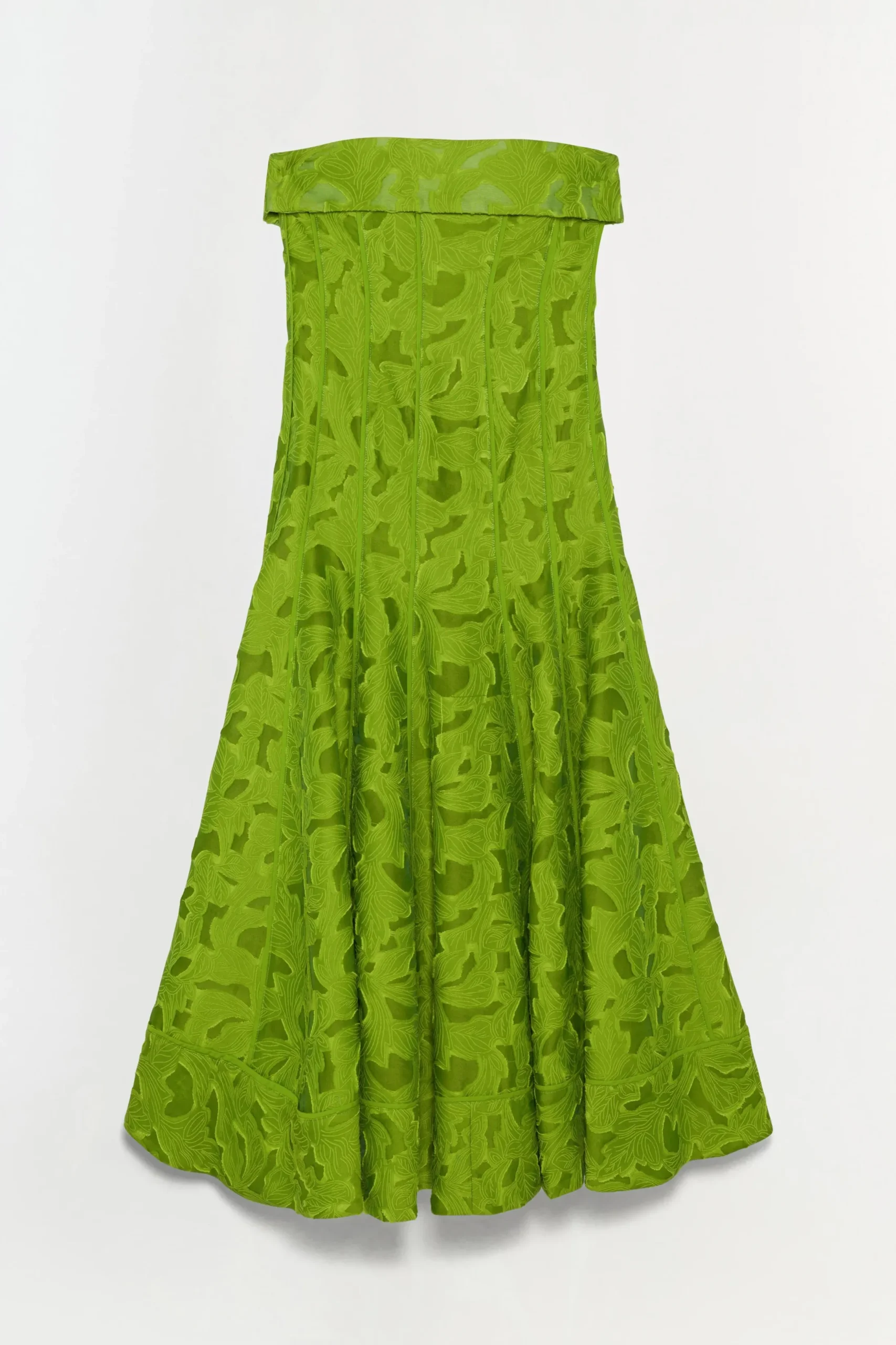 Women Simkhai Imogen Jacquard Strapless Midi Dress