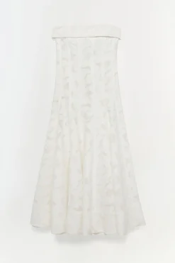 Women Simkhai Imogen Jacquard Strapless Midi Dress