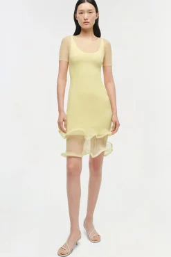 Women Simkhai Jett Plisse Mini Dress