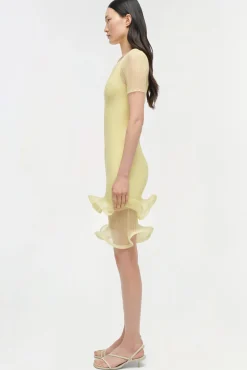 Women Simkhai Jett Plisse Mini Dress