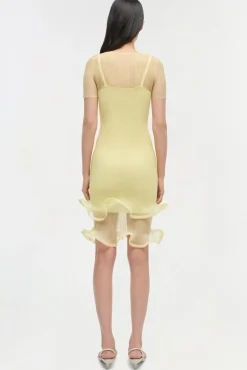Women Simkhai Jett Plisse Mini Dress