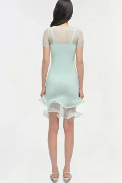 Women Simkhai Jett Plisse Mini Dress
