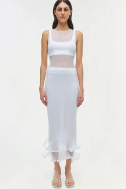 Women Simkhai Kelso Knit Midi Skirt