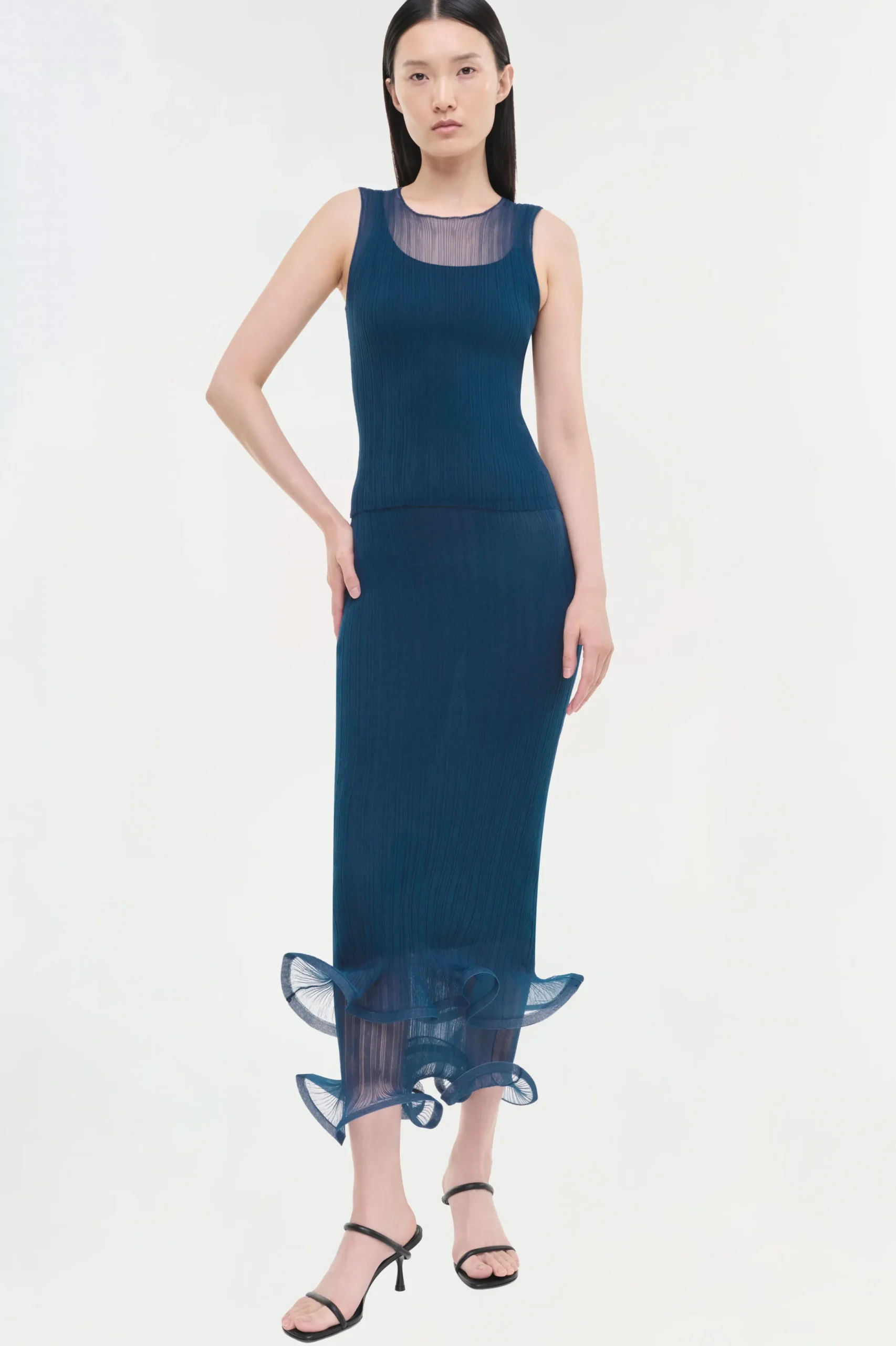 Women Simkhai Kelso Knit Midi Skirt
