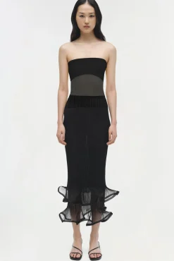 Women Simkhai Kelso Knit Midi Skirt