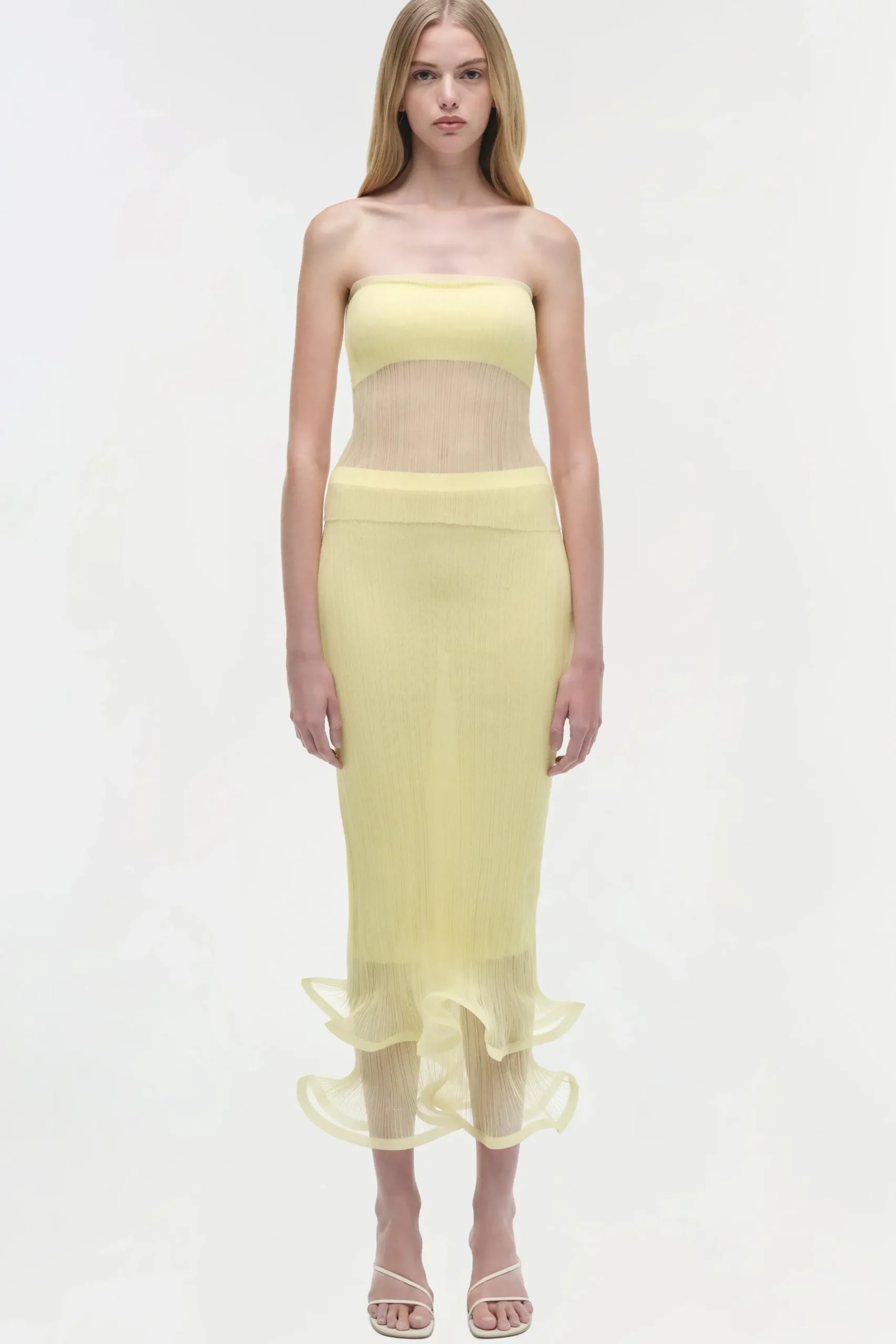 Women Simkhai Kelso Knit Midi Skirt