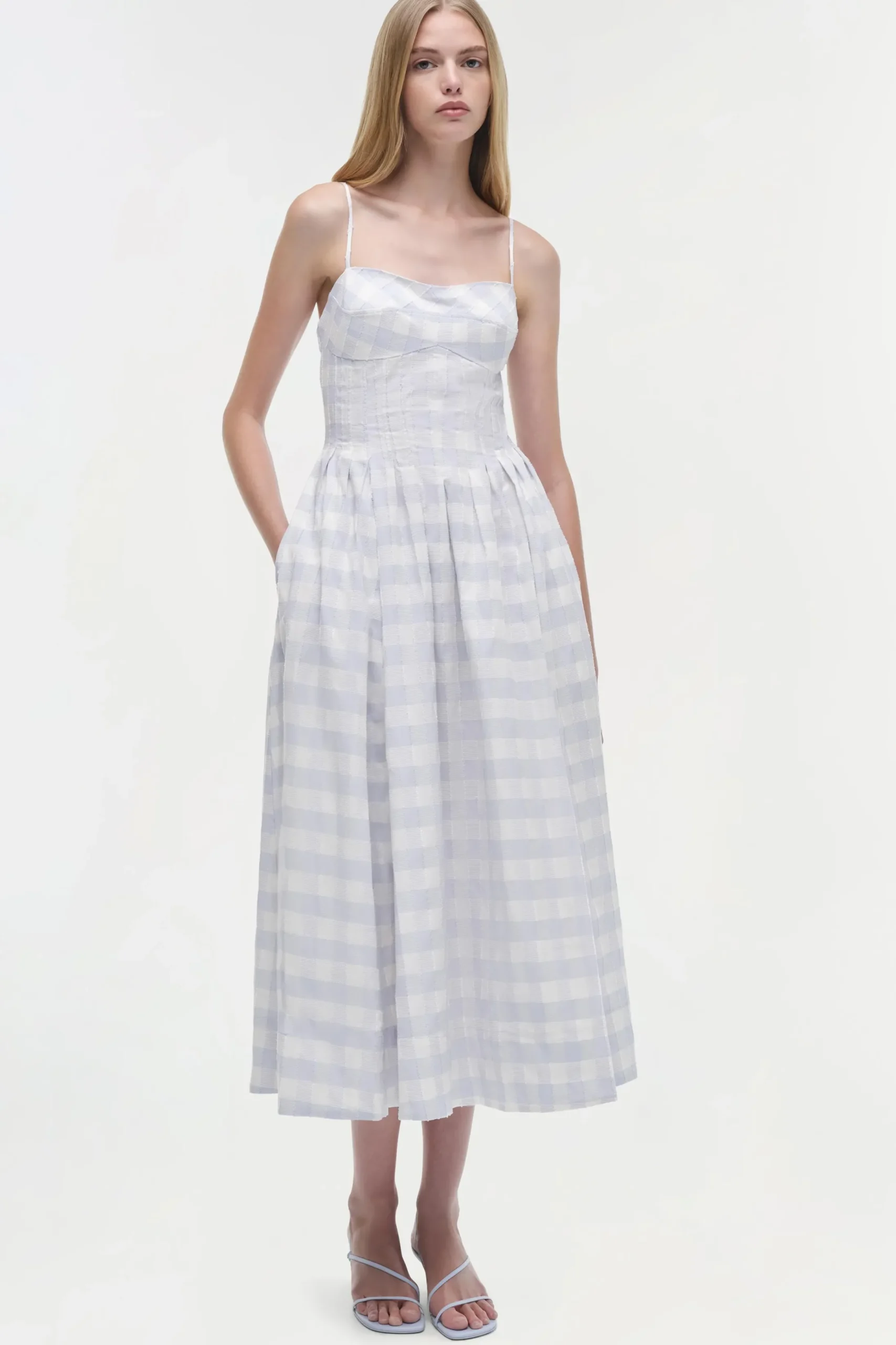 Women Simkhai Kittiya Cotton Midi Dress