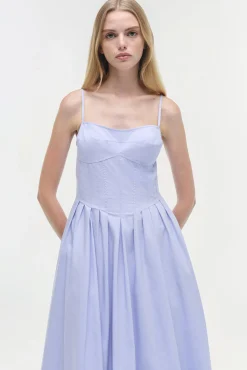 Women Simkhai Kittiya Cotton Midi Dress
