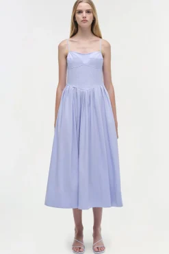 Women Simkhai Kittiya Cotton Midi Dress