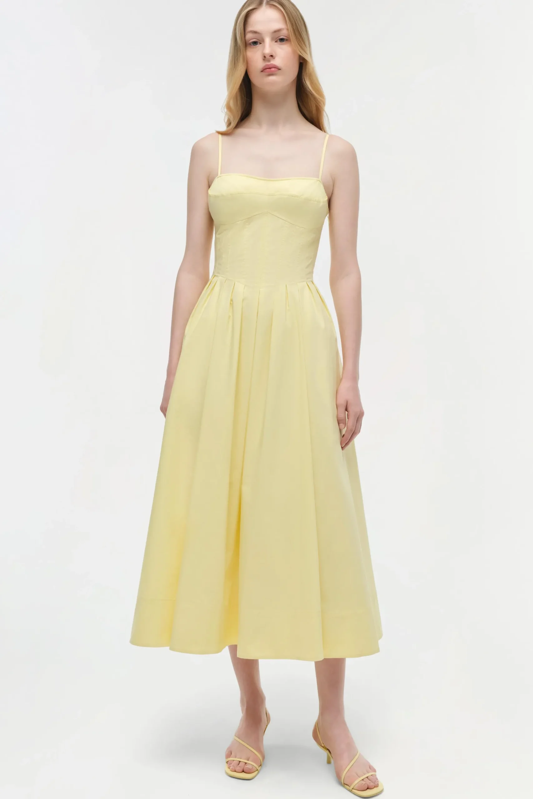 Women Simkhai Kittiya Cotton Midi Dress