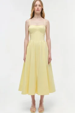 Women Simkhai Kittiya Cotton Midi Dress