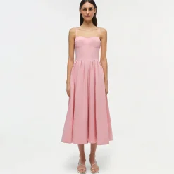 Women Simkhai Kittiya Cotton Midi Dress