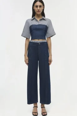 Women Simkhai Kori Double Waistband Jean