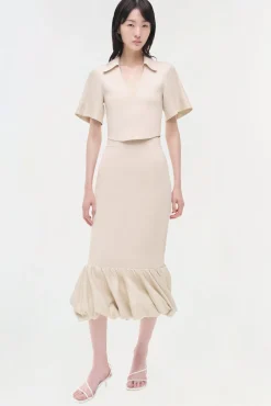 Women Simkhai Lizzie Linen Knit Top