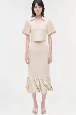 Women Simkhai Lizzie Linen Knit Top